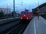 Dosto-Steuerwagen der Gattung DABgbuzf 760 am Ende einer Regionalbahn (Stralsund - Bergen auf Rgen) bei der Ausfahrt aus dem Stralsunder Hbf am 12.06.03.