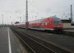 Hier ein RE50 von Leipzig Hbf. nach Dresden Hbf., bei der Ausfahrt am 14.5.2010 aus Leipzig Hbf.