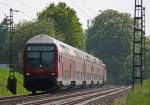 RE10429 aus Aachen nach Dortmund mit Schublok 111 153-3 am Km 26.0, 22.5.10