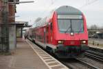 DB-D 50 80 80-35 303-2 am 16.03.2013 als RB nach Offenburg im Bahnhof von Orschweier.