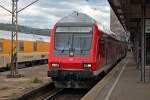 Ausfahrt am 10.05.2013 von D-DB 50 80 80-35 348-7 als RE nach Aalen in Stuttgart Hbf.