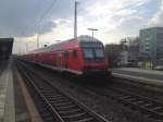 Ansicht an einem Dosto 94 mit einem RE 1 Ersatzzug am 26.03.2014 in Paderborn.