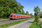 RE2 Richtung D�sseldorf Hbf in Senden B�sensell, 30. April 2026