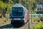 TRI 110 198-9 mit TRI-Dostosteuerwagen in Wuppertal, August 2026.