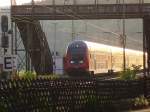 5.05.2007 RB Frankfurt(M)- Wchtersbach im letzen Sonnenlicht, hier im Bahnhof Wirtheim.