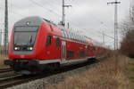 DBpzfa 766.1 als RE 4309(Hamburg-Rostock)bei der Einfahrt im Rostocker Hbf.