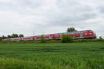 RE1 mit Ziel Aachen, so gesehen Anfang Mai 2020 in Bochum-Wattenscheid.