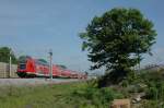 RE 30460 Mnchen -> Nrnberg am 09.05.09 in Mnchen-Karlsfeld km 16,1