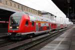 Auf Gleis 2 in Magdeburg Hbf steht der neue Magdeburg-Berlin-Express.