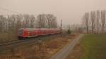 Der erste Zug, den wir in Trebbin trafen war der RE 5 Richtung Lutherstadt Wittenberge von Rostock.