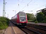 Doppelstock Steuerwagen der Art 765.5 bei der einfahrt in Oberhausen-Sterkrade auf dem Weg als RE 5 nach Wesel. 18.06.2006