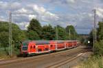 Der RE 10128 am 08.07.2012 in Eschweiler Hbf.