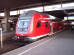 Der letzte Westfalen-Express aus Minden trifft in Dsseldorf ein.