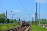 RB 19 Saalfeld - Naumburg, Kommt Steuerwagen voraus in Naumburg an 28.05.2013