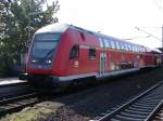 RE 4937 nach Ulm Hauptbahnhof �ber Plochingen, Geislingen an der Steige.Hier am 22.09.07 bei der Station Stuttgart Bad Cannstatt.