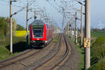 Ein Steuerwagen am 23.4.26 bei Niemberg. Diese unendlich scheinende Gerade hat mir gut gefallen. Leider kam nix spannenderes vorbei. Und doch sehr Eindrucksvoll.