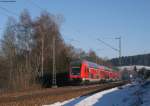 RE 4712 (Konstanz-Karlsruhe) mit Schublok 146 234-0 am km 70,0 30.12.08