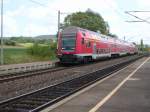 Dosto-Steuerwagen fhrt RB von Kronach nach Lichtenfels an.