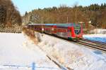 Regionalzug Salzburg - Mnchen bei Stephanskirchen - 10/02/2013