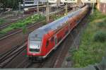 RE 18195 von Brandenburg Havel nach Cottbus. Aufgenommen am 08.08.2013 bei der Einfahrt Potsdam Hauptbahnhof.