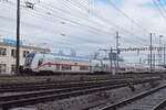 IC Steuerwagen 50 80 86-81 897-4 der DB durchf�hrt am 10.02.2026 den Bahnhof Pratteln.
