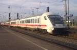 Ein IC auf dem Weg nach Leipzig bei der Ausfahrt von Hamm(Westf) am 13.04.2007