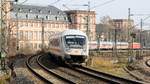 IC 2006 hat soeben den Mannheimer Hbf verlassen und wir in wenigen Augenblicken den Rhein überqueren. Nächster Halt dieses Zuges ist Worms. Aufgenommen am 08.02.2020.