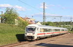 IC 2262 München-Karlsruhe am 11.07.2020 in Asperg. Wegen Bauarbeiten werden alle Fernzüge bis Oktober zwischen Stuttgart und Vaihingen Enz. bzw. darüber hinausgehend bis Mannheim über unter anderem Stuttgart - Bietigheim-Bissingen - Vaihingen/enz umgeleiten. 
