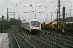 InterCity 2257, von Kln Hauptbahnhof ber Eisenach nach Berlin-Gesundbrunnen, fhrt am 05.01.08 am Haltepunkt Bochum-Ehrenfeld vorber.