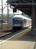 Stuerwagen eines IC s auf der Fahrt nach Nrnberg Hbf.
Vaihingen (Enz) 2.4.07 