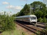 Ein IC am 16.05.2008 bei der Durchfahrt in Trudering. (Mnchen) (Bahnbildertreffen)