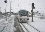 Hier IC2356 von Stralsund nach Dsseldorf Hbf., dieser Zug stand am 14.2.2010 in Angermnde.