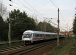 Letztes Licht, aber doch das erste dieses Jahres auf den IC 2131  Borkum  von Norddeich - Cottbus. Am 15.04. war es mglich, ab 03.05. ist es vorbei!:-(