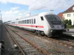 Hier IC1963 von Stralsund Hbf. zum Ostseebad Binz, dieser Zug stand am 19.6.2010 im Ostseebad Binz.