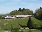 ein Intercity am 25.04.2009 unterwegs bei Aling