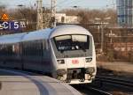 Bernau bei Berlin, 28.12.2012. IC 2355 bei der Ausfahrt.