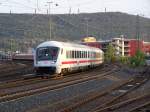 Ausfahrt eines IC´s aus dem Bahnhof Aalen.