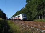 Steuerwagen der Gattung Bimdzf 269.0 am Ende des IC2410 auf dem Weg von Leipzig ber Berlin nach Stralsund.