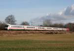 IC 2180 (Hannover Hbf–Hamburg-Altona) am 20.02.2012 zwischen Winsen (Luhe) und Ashausen