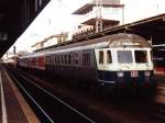 141 139-6 und Steuerwagen mit RB 22208 Cochem-Trier auf Trier Hauptbahnhof am 22-7-2000.