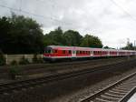 Karlsruher Steuerwagen steuert RE von Bad Harzburg nach Hannover HBF durch Rethen(Leine). Aufgenommen am 22.07.08