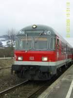RB 13966 legt am 23.2.2009 einen Halt in Dettingen/Teck ein.