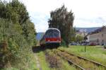 Ab dem Fahrplanwechsel im Dezember werden diese bequemen Wagen planmig nicht mehr auf der Teckbahn anzutreffen sein. Grund genug sie am 3.9.2009 bei Dettingen auf  die Platte zu brennen .