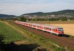 RB von Heidelberg Hbf nach Frankfurt(Main)Hbf.Aufgenommen am 31.07.10 in Grosachsen-Heddesheim.