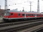 Steuerwagen Bauart Karlsruhe in Nürnberg Hbf. Wagennummer: 50 80 82 - 34 217 - 3, Bnrdzf 463.0 - beheimatet in München. Aufgenommen im September 2010.