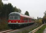 RE 22311 (Rottweil-Neustadt(Schwarzw)) mit Schublok 218 427-3 am Esig Trossingen 10.10.10