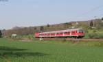 RB 19317 (Stuttgart Hbf-Ulm Hbf) mit Schublok 143 017-1 bei Ebersbach 24.4.13