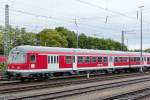 Karlsruher Steuerwagen im Bahnhof Crailsheim. 30.05.2015