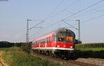 RE 4924 (Stuttgart Hbf-Würzburg Hbf) mit Schublok 143 900-9 bei Lindflur 15.8.16