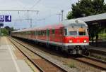 RE4 Zug nach Aachen bei der Einfahrt in den Rheydter Hbf Gleis 3 am Sonntag den 11.5.2014